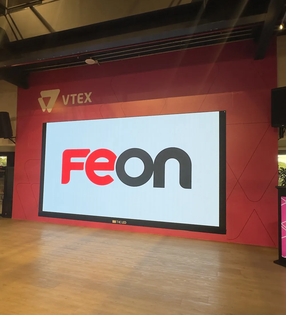 Painel de LED em ativação de marca